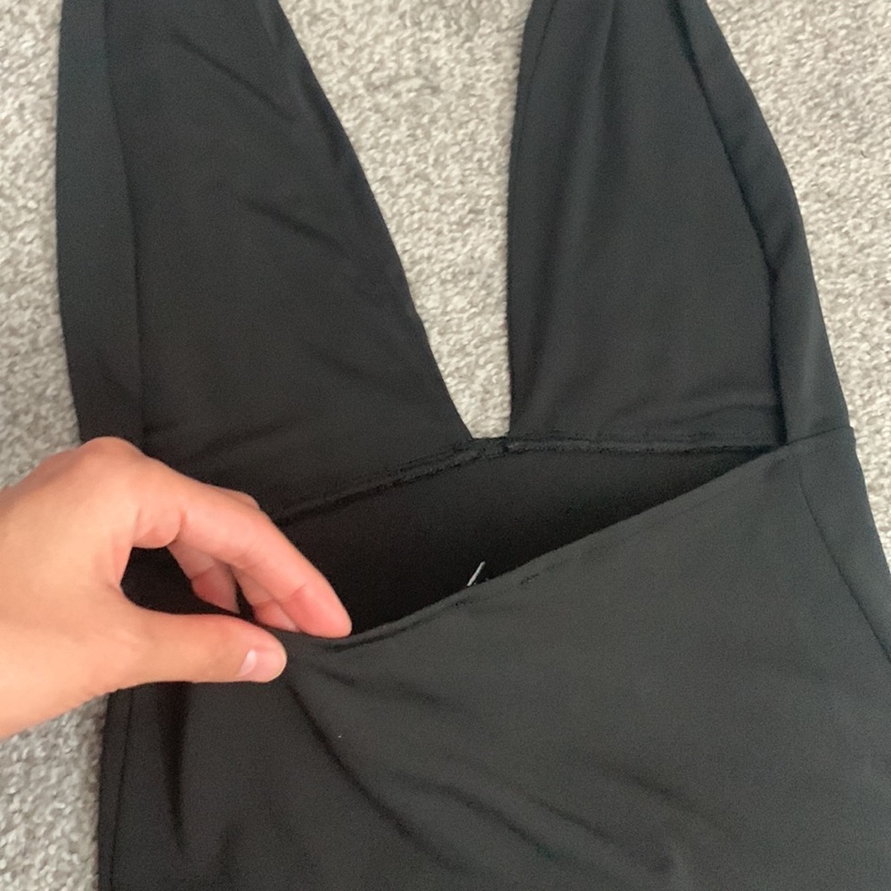 Sexy black deep plunge bodysuit Express Small - Picture 6 of 8